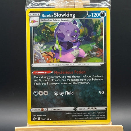 Galarian Slowking #98 [Sealed] Pokemon Card (Chilling Reign) - Unbox Unbored