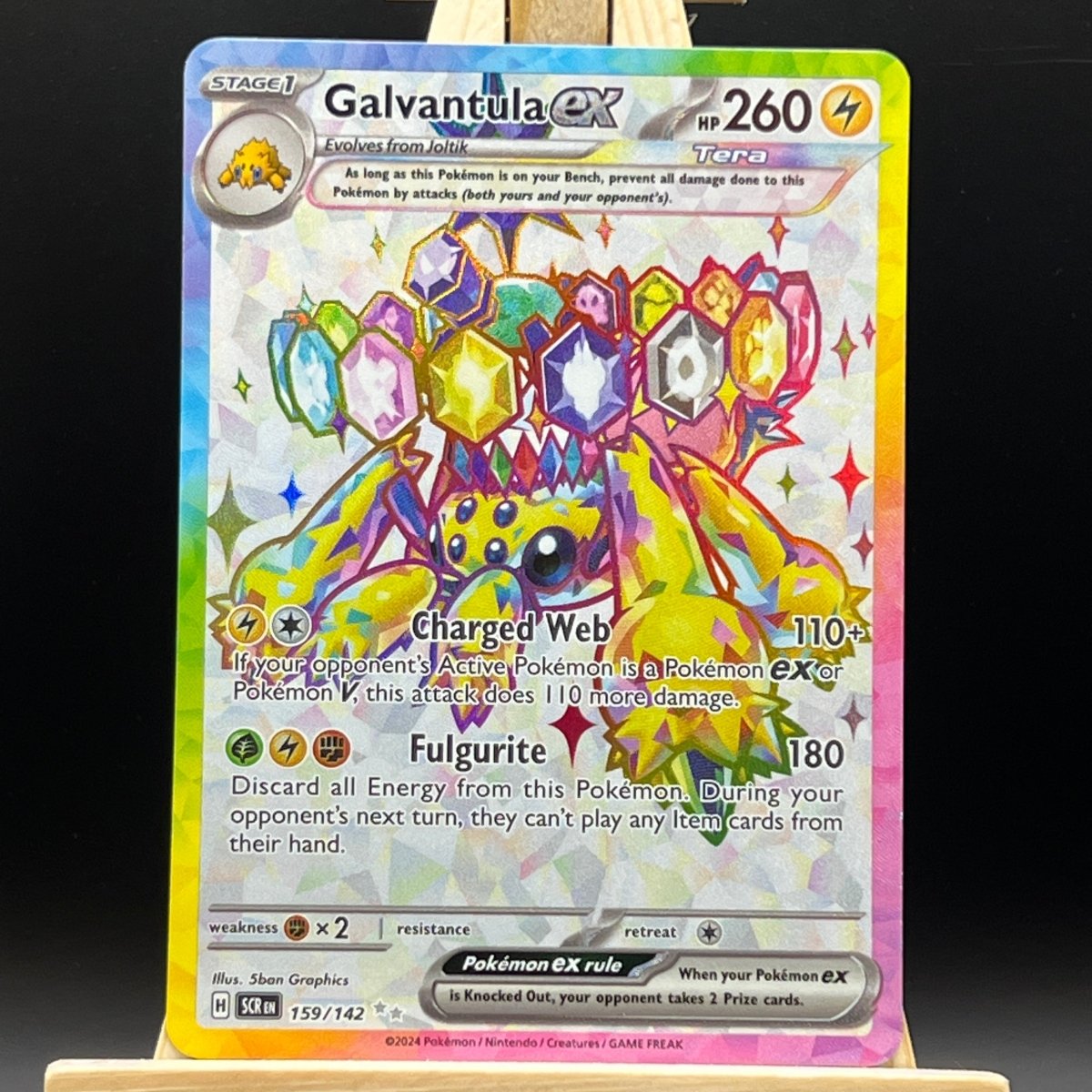 Galvantula ex #159 Pokemon Card (Stellar Crown) - Unbox Unbored Ltd