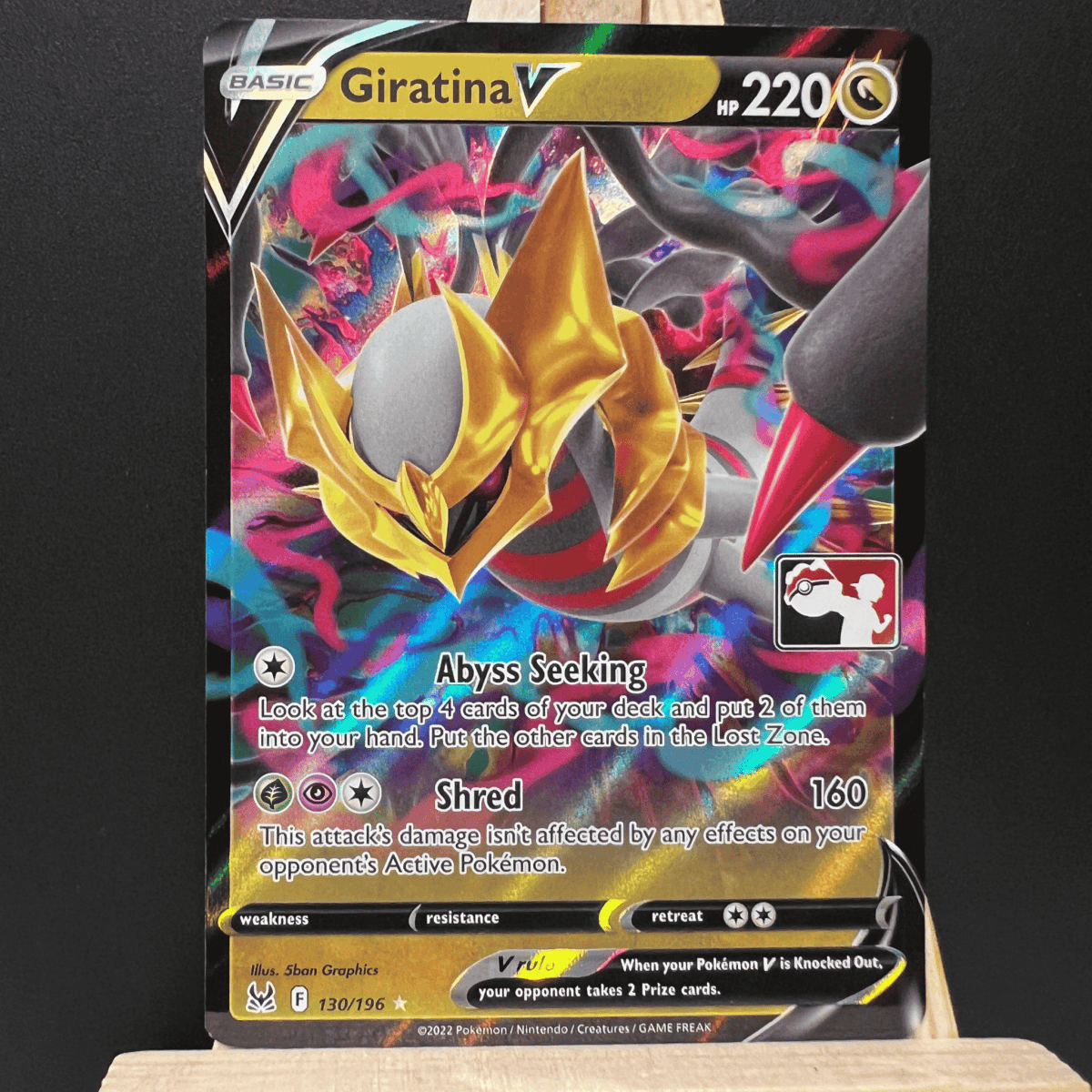 Giratina V #130/196 Pokemon Card (Lost Origin) - Unbox Unbored Ltd