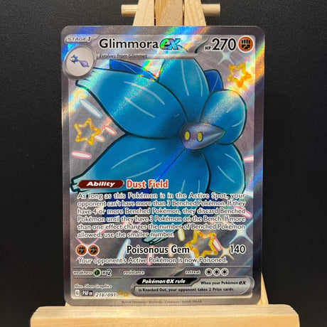 Glimmora EX #218 Pokemon Card (Paldean Fates) - Unbox Unbored Ltd