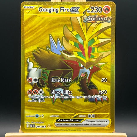 Gouging Fire ex 214 Pokemon Card (Temporal Forces) - Unbox Unbored