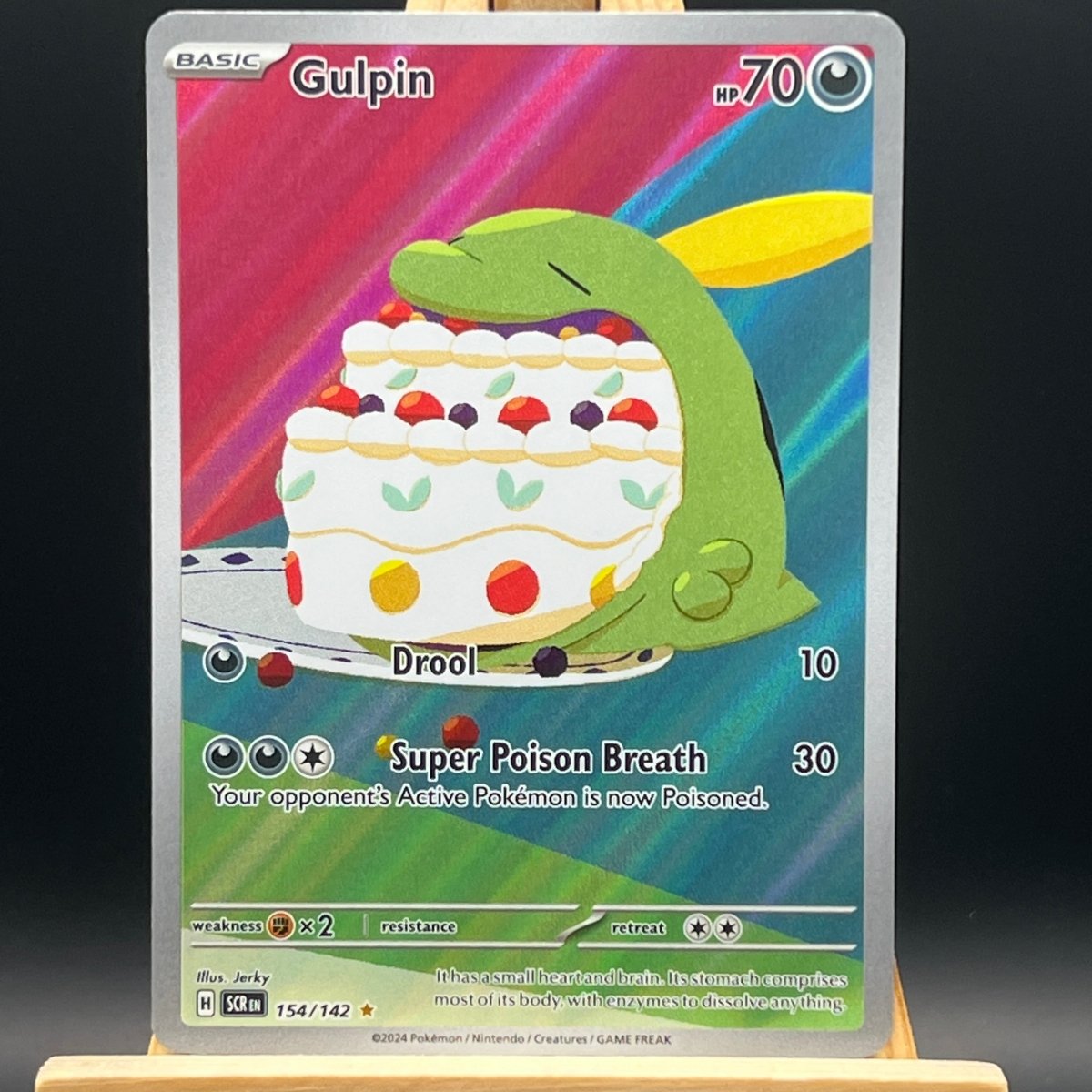 Gulpin 154 Pokemon Card (Stellar Crown) - Unbox Unbored