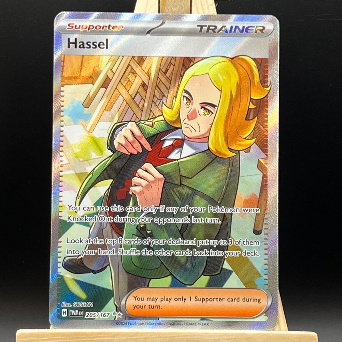 Hassel #205 Pokemon Card (Twilight Masquerade) - Unbox Unbored Ltd