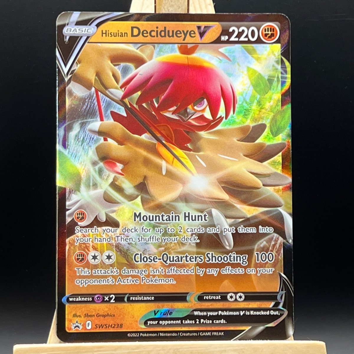 Hisuian Decidueye V #SWSH238 Pokemon Card (Promo) - Unbox Unbored Ltd