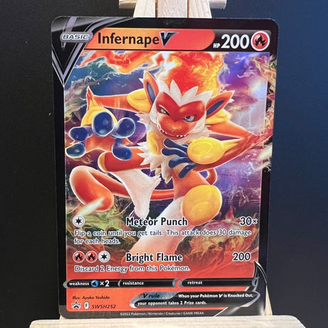 Infernape V #SWSH252 Pokemon Card (Black Star Promo) - Unbox Unbored Ltd