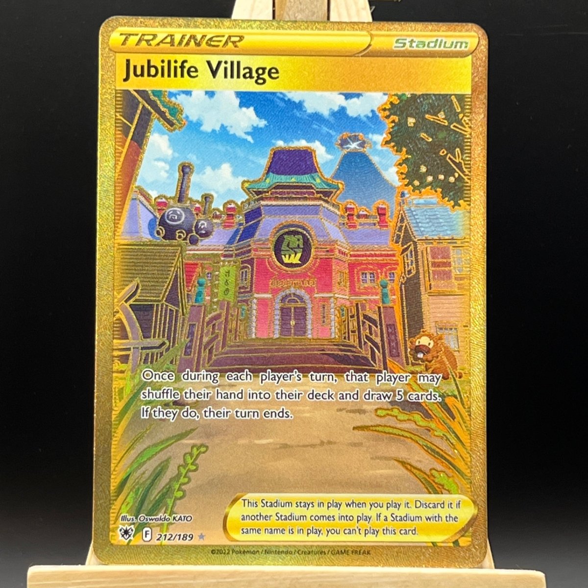 Jubilife Village #212 Pokemon Card (Astral Radiance) - Unbox Unbored Ltd