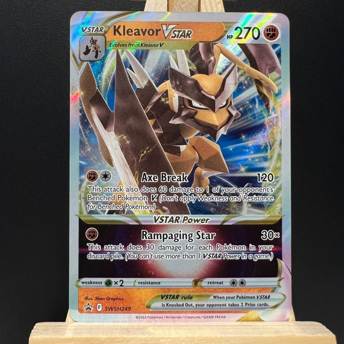 kleavor pokémon card Kleavor VSTAR #SWSH249 Promo Pokemon Card (Sword & Shield)