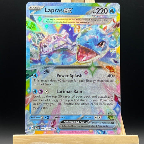 Lapras ex #32 Pokemon Card (Stellar Crown) - Unbox Unbored Ltd