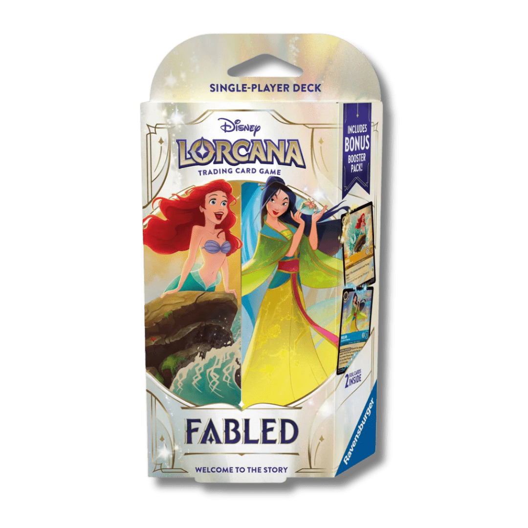 Lorcana: Fabled Starter Deck (Ariel & Mulan) - Unbox Unbored