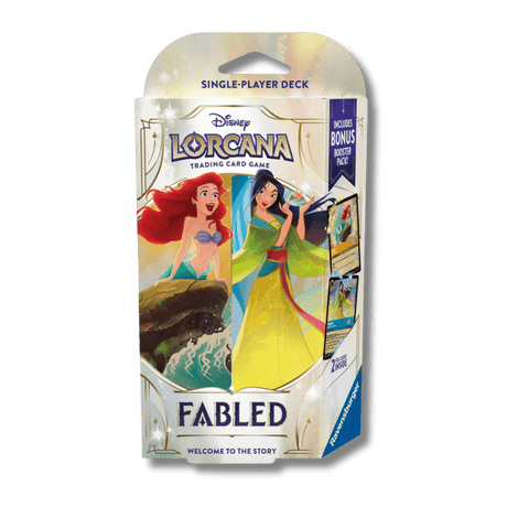 Lorcana: Fabled Starter Deck (Ariel & Mulan) - Unbox Unbored