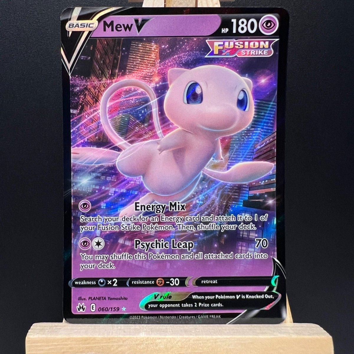 Mew V #60/159 Pokemon Card (Crown Zenith) - Unbox Unbored Ltd