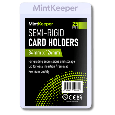 MintKeeper - Semi - Rigid Card Holders (25) - Unbox Unbored