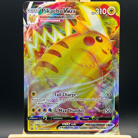 Pikachu VMAX SWSH286 Pokemon Card (Promo) - Unbox Unbored