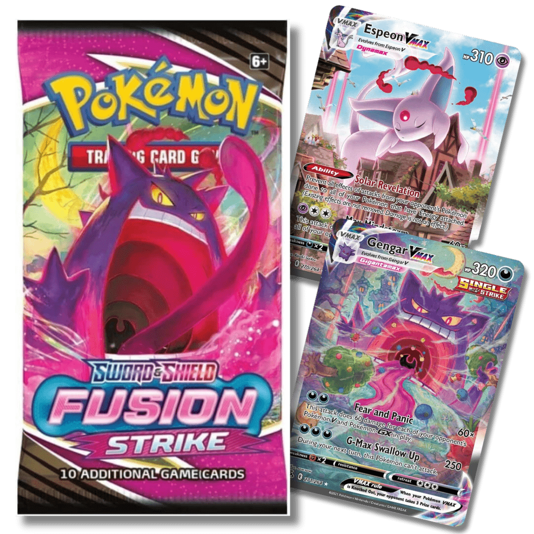 Pokemon TCG: Fusion Strike Booster Pack - Unbox Unbored Ltd