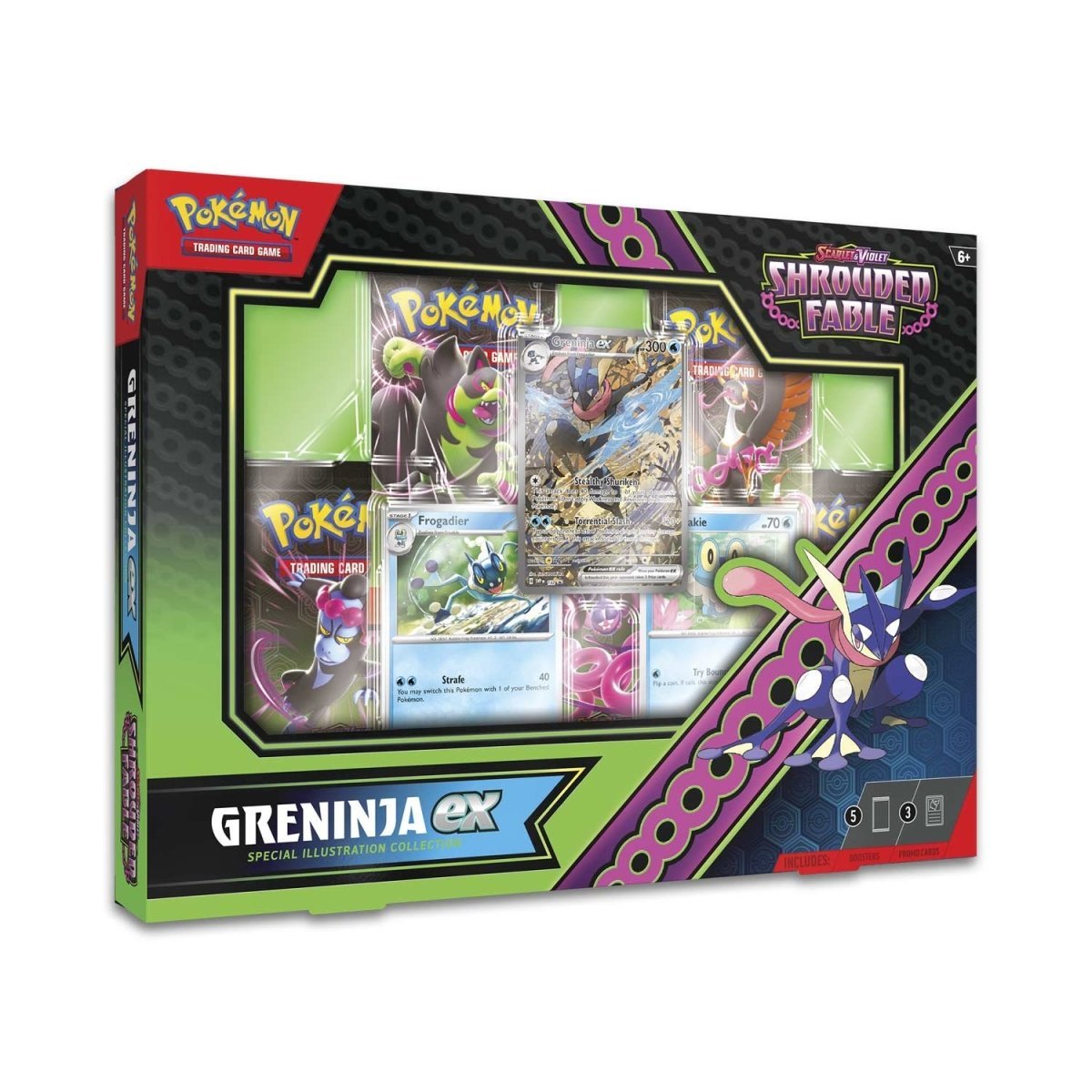 Pokemon TCG: Greninja ex Special Illustration Collection - Unbox Unbored Ltd