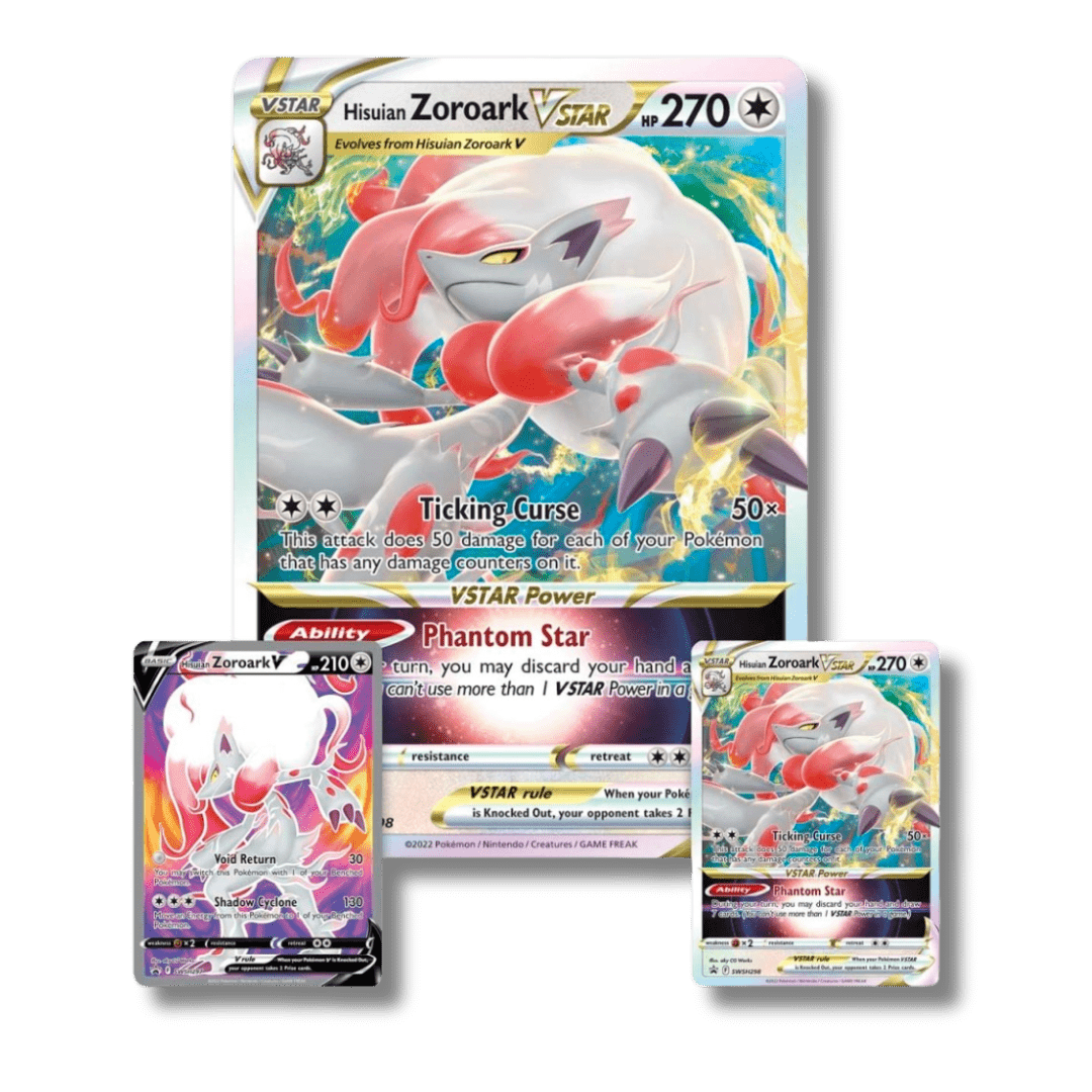 Pokemon TCG: Hisuian Zoroark VSTAR Premium Collection - Unbox Unbored
