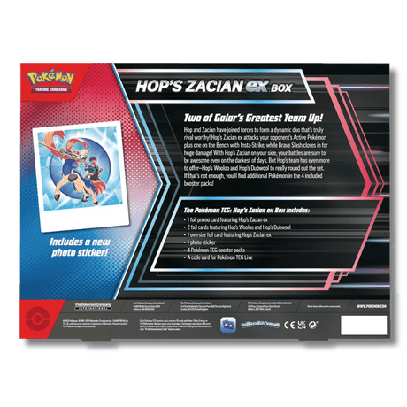 Pokemon TCG: Hop’s Zacian ex Box - Unbox Unbored