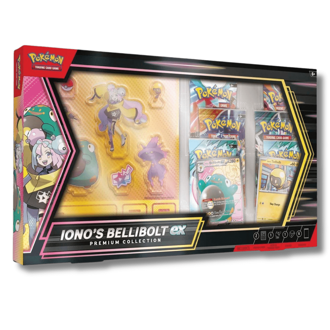 Pokemon TCG: Iono's Bellibolt ex Premium Collection | Unbox Unbored Pokemon TCG: Iono's Bellibolt ex Premium Collection | Unbox Unbored