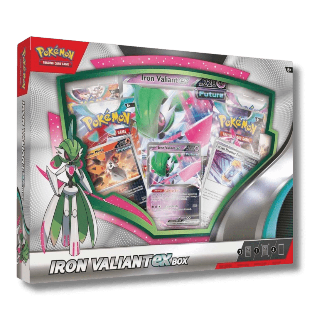 Pokemon TCG: Iron Valiant ex Box - Unbox Unbored