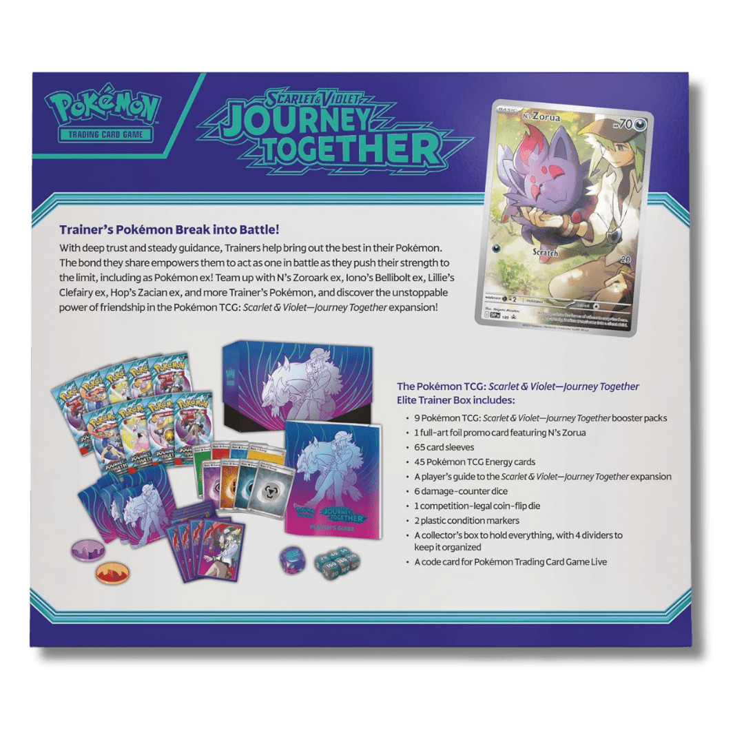 Pokémon TCG: Journey Together Elite Trainer Box - Unbox Unbored