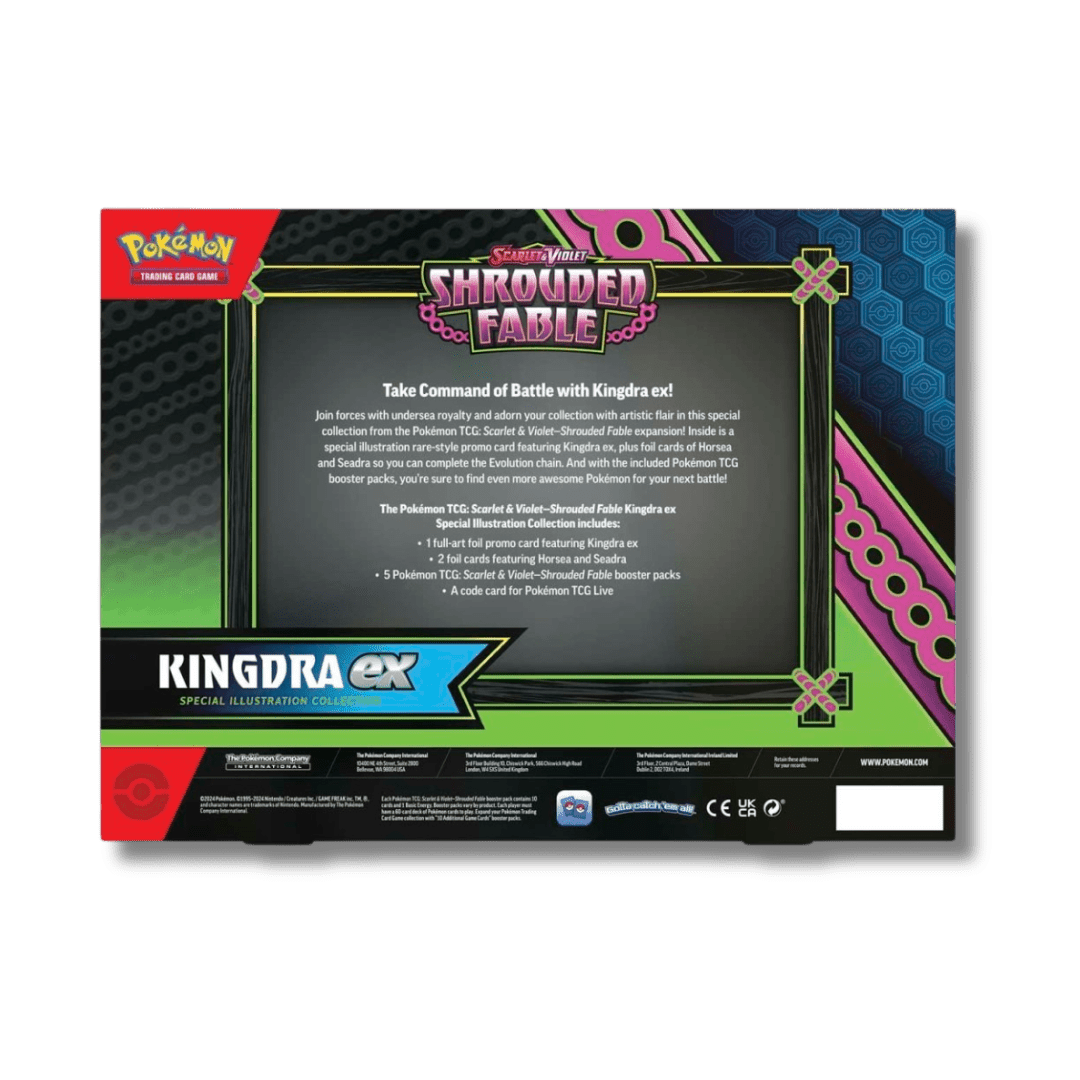 Pokemon TCG: Kingdra ex Special Illustration Collection - Unbox Unbored Ltd