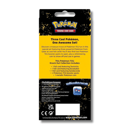 Pokemon TCG: Knock Out Collection (Toxtricity, Duraludon & Sandaconda) - Unbox Unbored