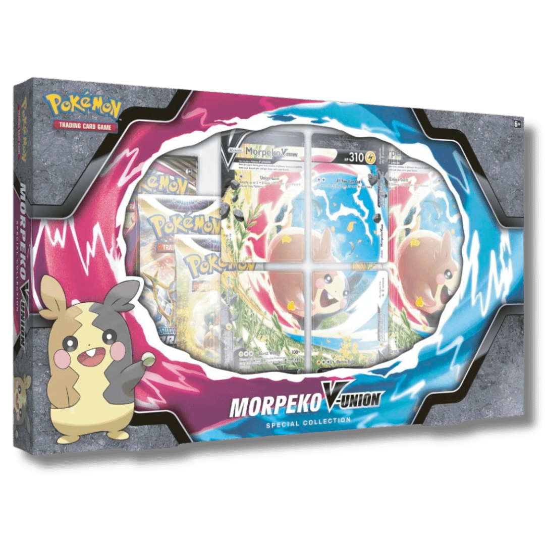 Pokemon TCG: Morpeko V-UNION Special Collection | Unbox Unbored Pokemon TCG: Morpeko V-UNION Special Collection | Unbox Unbored