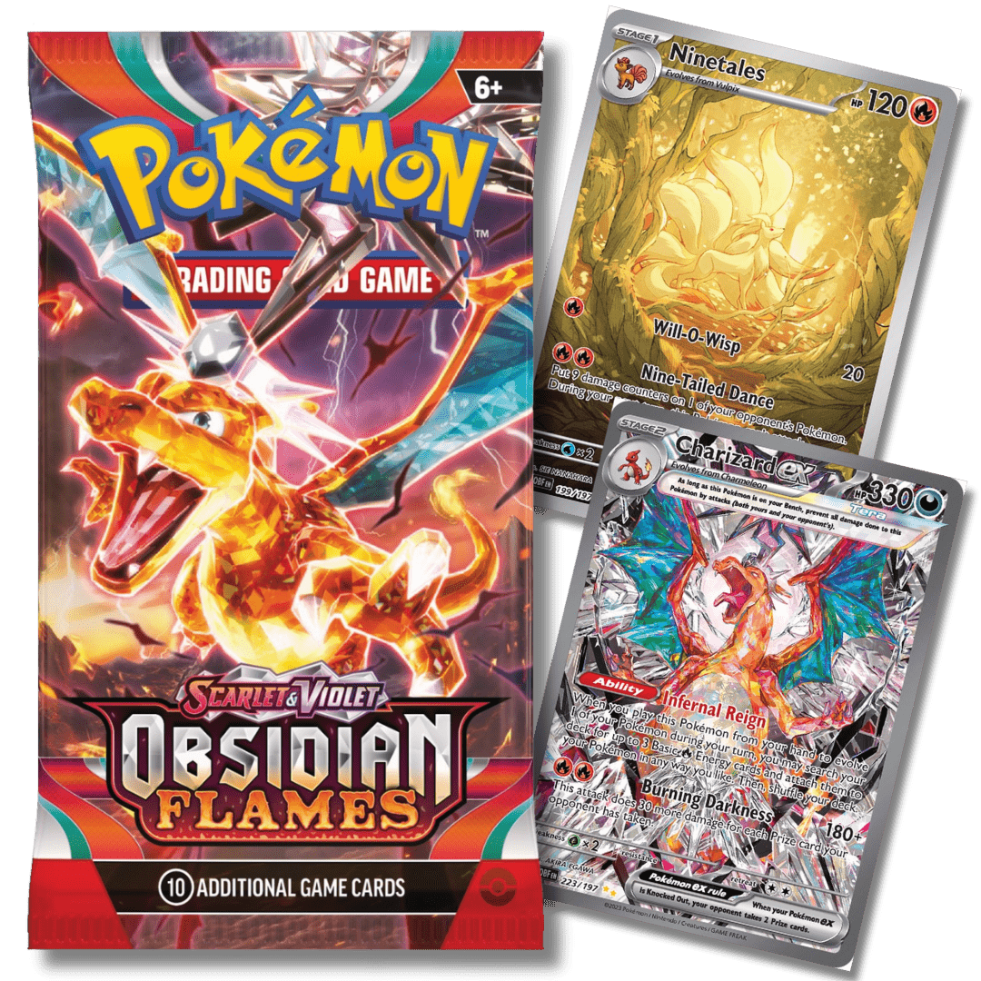 Pokemon TCG: Obsidian Flames Booster Pack | Unbox Unbored Pokemon TCG: Obsidian Flames Booster Pack | Unbox Unbored
