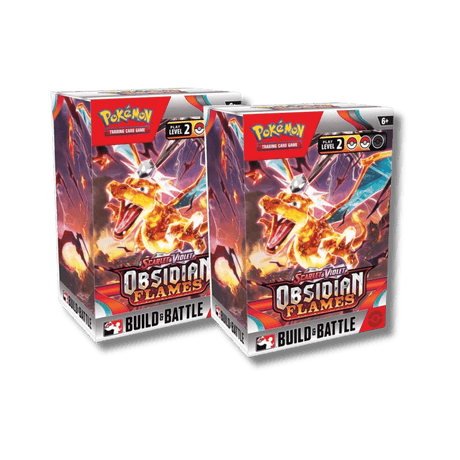 Pokemon TCG: Obsidian Flames Build & Battle Stadium (11 Booster Packs) - Unbox Unbored