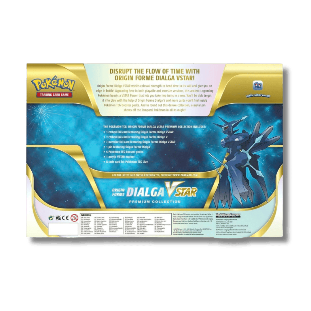 Pokemon TCG: Origin Forme Dialga VSTAR Premium Collection - Unbox Unbored Ltd