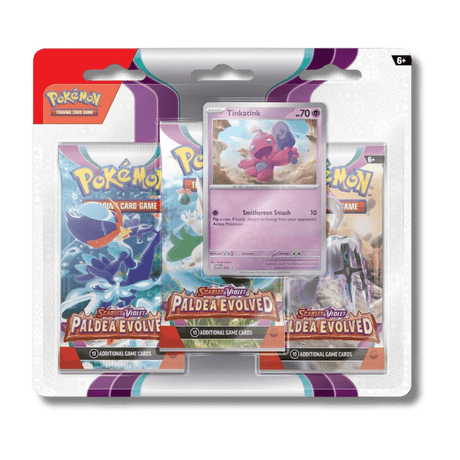 Pokemon TCG: Paldea Evolved - 3 Booster Blister Pack - Unbox Unbored Ltd