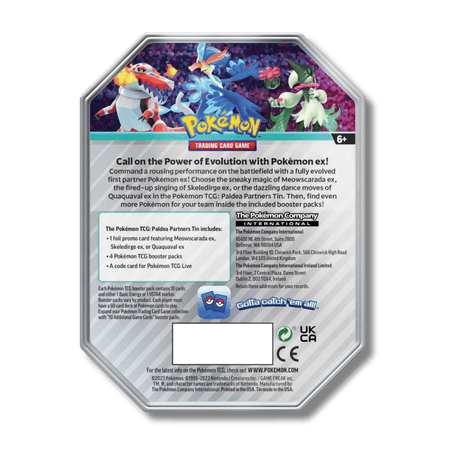Pokemon TCG: Paldea Partners Tin - Unbox Unbored