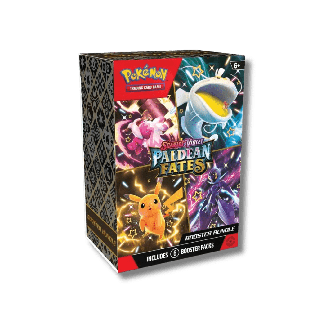 Pokemon TCG: Paldean Fates Booster Bundle (6 Packs) - Unbox Unbored Ltd