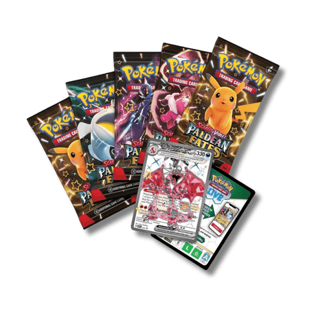 Pokemon TCG: Paldean Fates Large Tin (3 - Tin Bundle) - Unbox Unbored