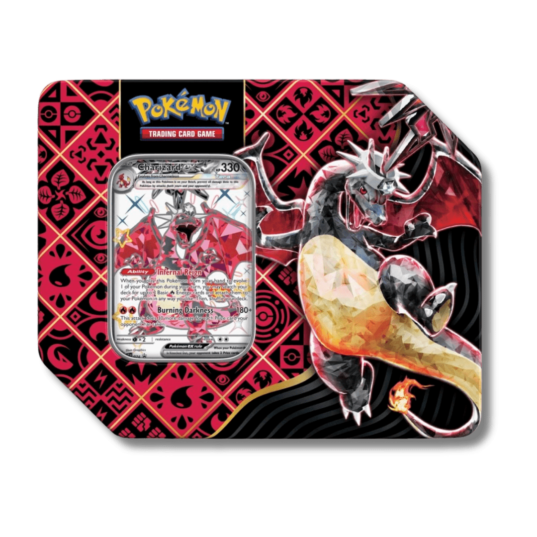 Pokemon TCG: Paldean Fates Large Tin (3 - Tin Bundle) - Unbox Unbored Ltd