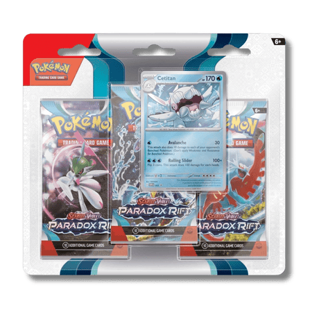 Pokemon TCG: Paradox Rift - 3 Booster Blister Pack - Unbox Unbored Ltd