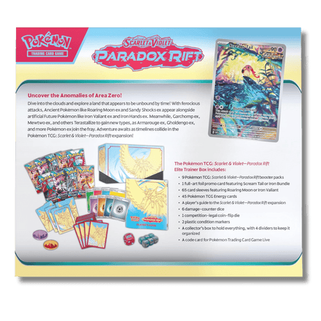 Pokemon TCG: Paradox Rift Roaring Moon Elite Trainer Box (ETB) - Unbox Unbored