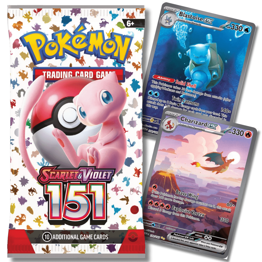 Pokemon TCG: Scarlet & Violet 151 Booster Pack | Unbox Unbored Pokemon TCG: Scarlet & Violet 151 Booster Pack | Unbox Unbored