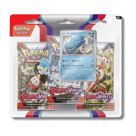 Pokemon TCG: Scarlet & Violet - 3 Booster Blister Pack - Unbox Unbored Ltd