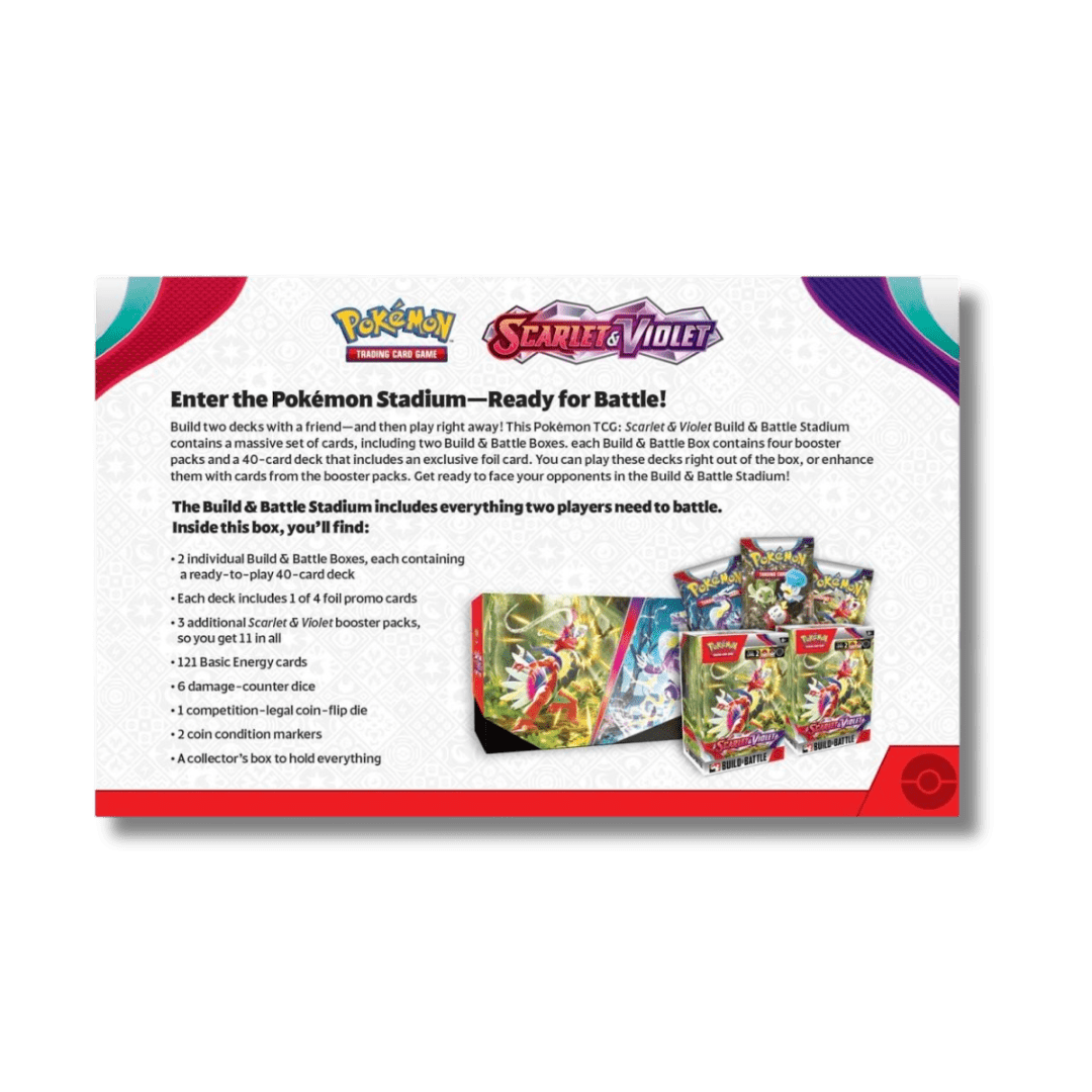 Pokemon TCG: Scarlet & Violet Build & Battle Stadium - Unbox Unbored Ltd