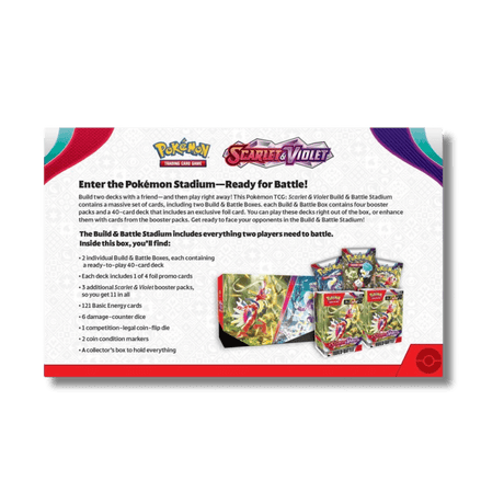 Pokemon TCG: Scarlet & Violet Build & Battle Stadium (11 Booster Packs) - Unbox Unbored