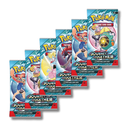 Pokemon TCG: Journey Together Booster Bundle (6 Packs) - Unbox Unbored
