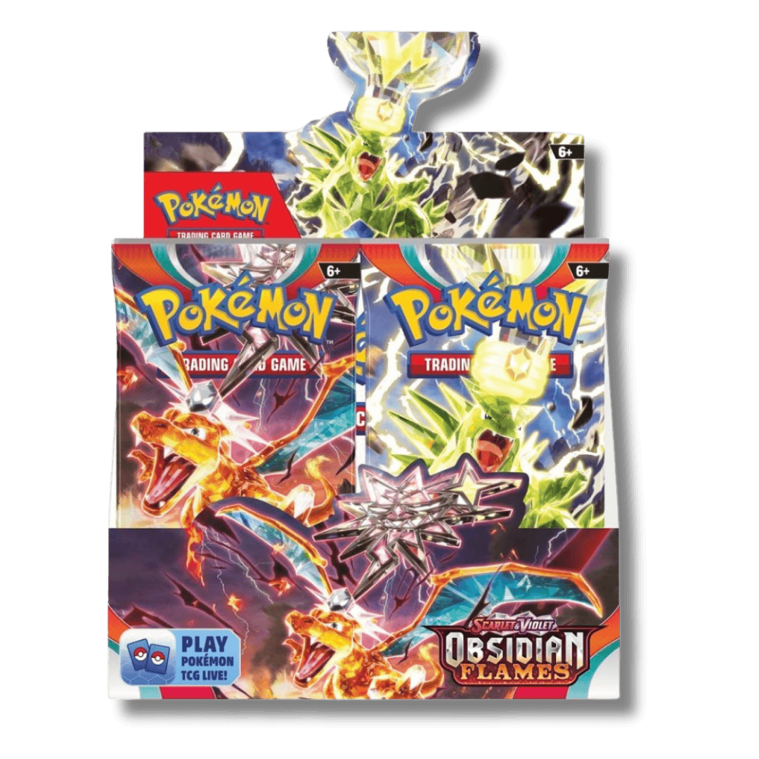 Pokemon TCG: Scarlet & Violet Obsidian Flames - Booster Box - Unbox Unbored Ltd