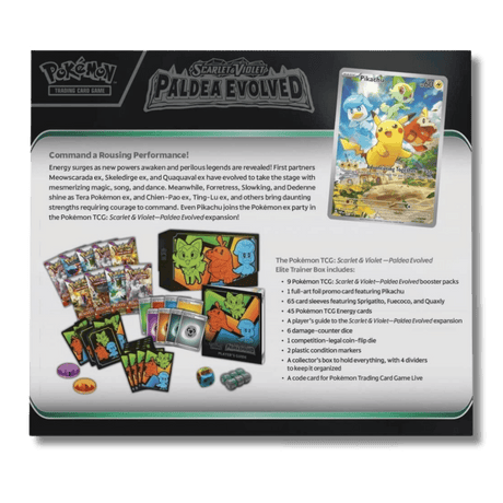 Pokemon TCG: Paldea Evolved Elite Trainer Box (ETB) - Unbox Unbored