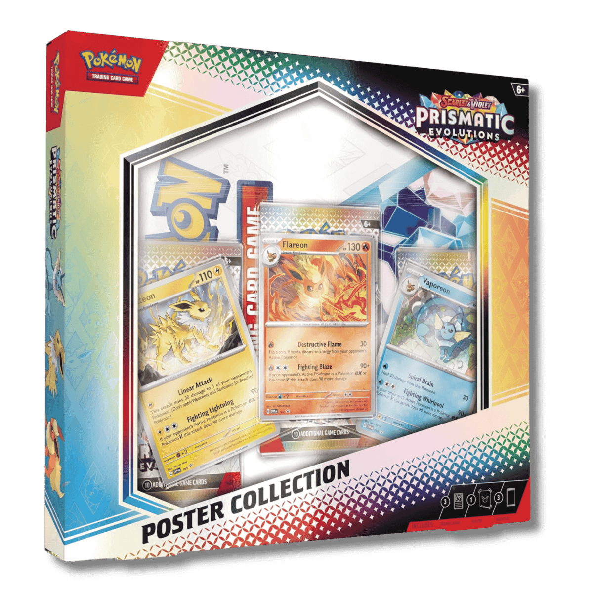 Pokemon TCG: Scarlet & Violet Prismatic Evolutions - Poster Collection - Unbox Unbored Ltd