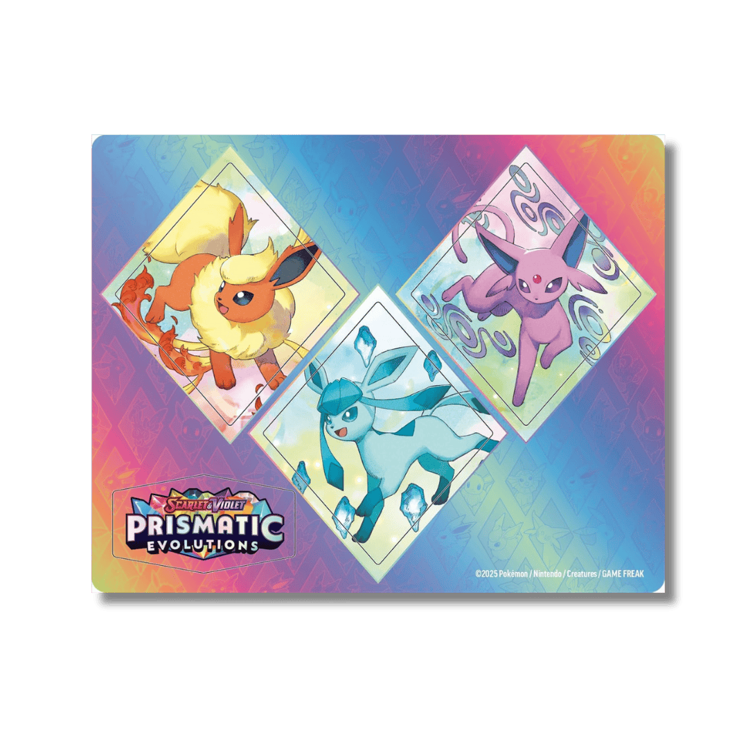 Pokemon TCG: Scarlet & Violet Prismatic Evolutions - Tech Sticker Collection (Glaceon) - Unbox Unbored Ltd