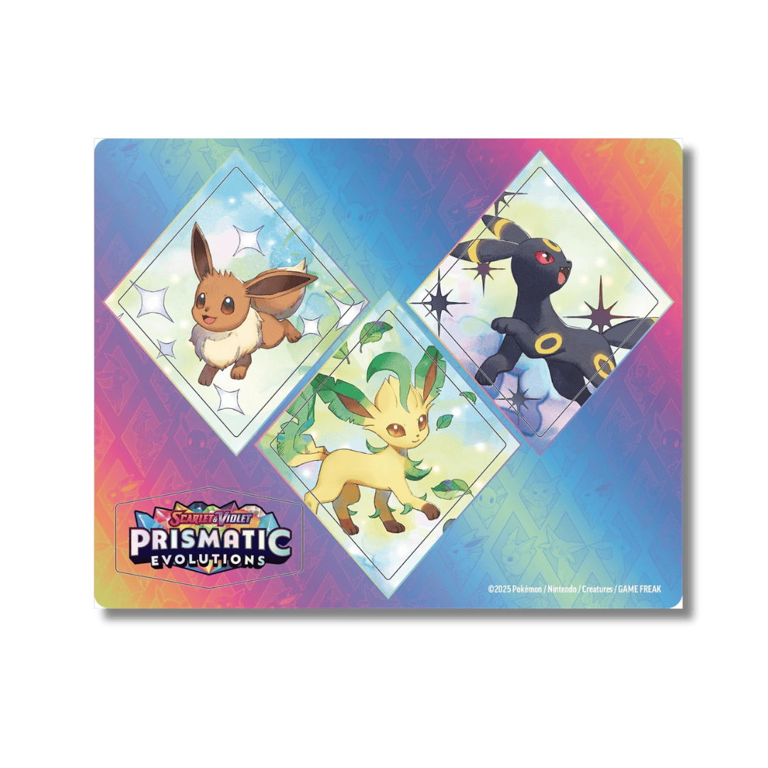 Pokemon TCG: Scarlet & Violet Prismatic Evolutions - Tech Sticker Collection (Leafeon) - Unbox Unbored Ltd