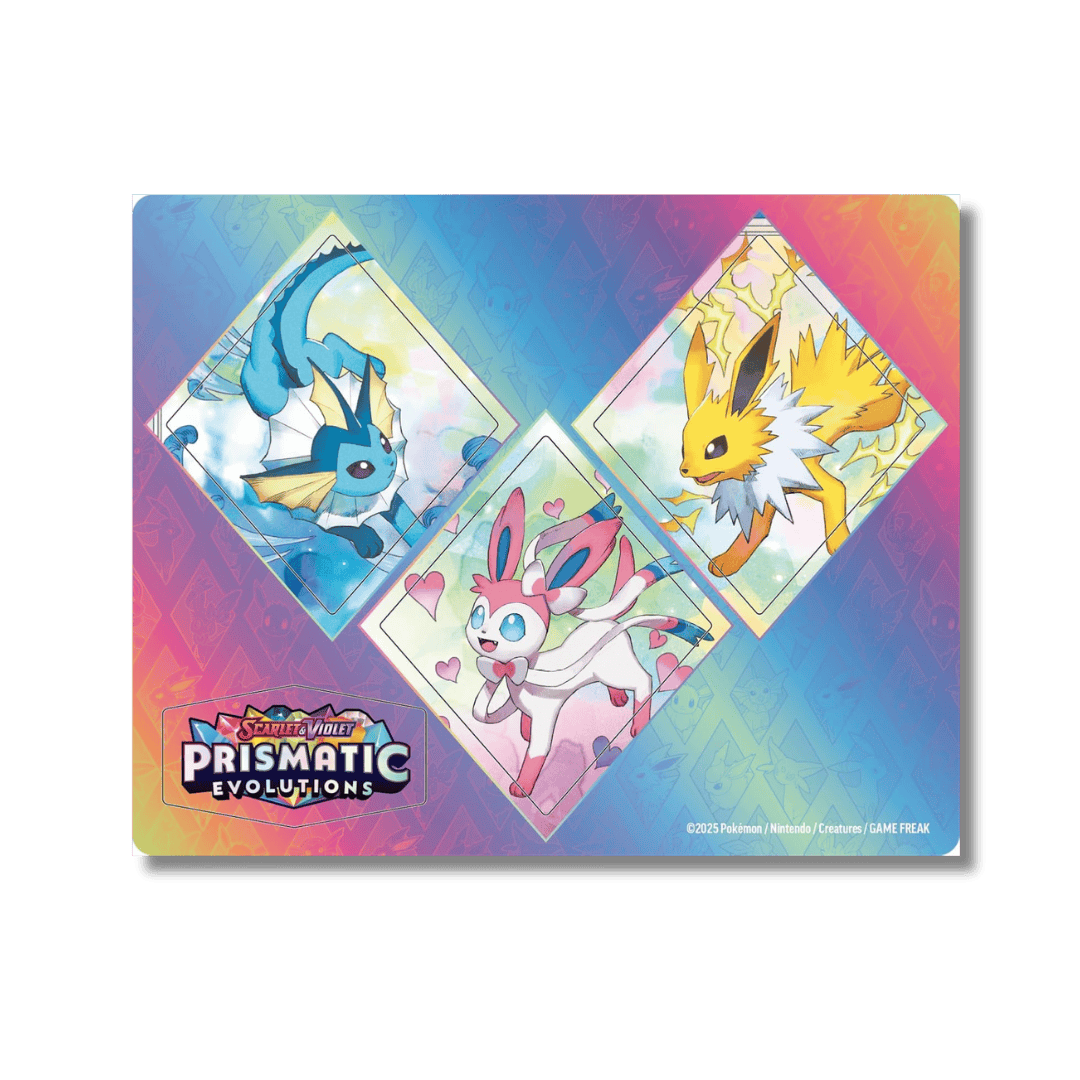 Pokemon TCG: Scarlet & Violet Prismatic Evolutions - Tech Sticker Collection (Sylveon) - Unbox Unbored Ltd