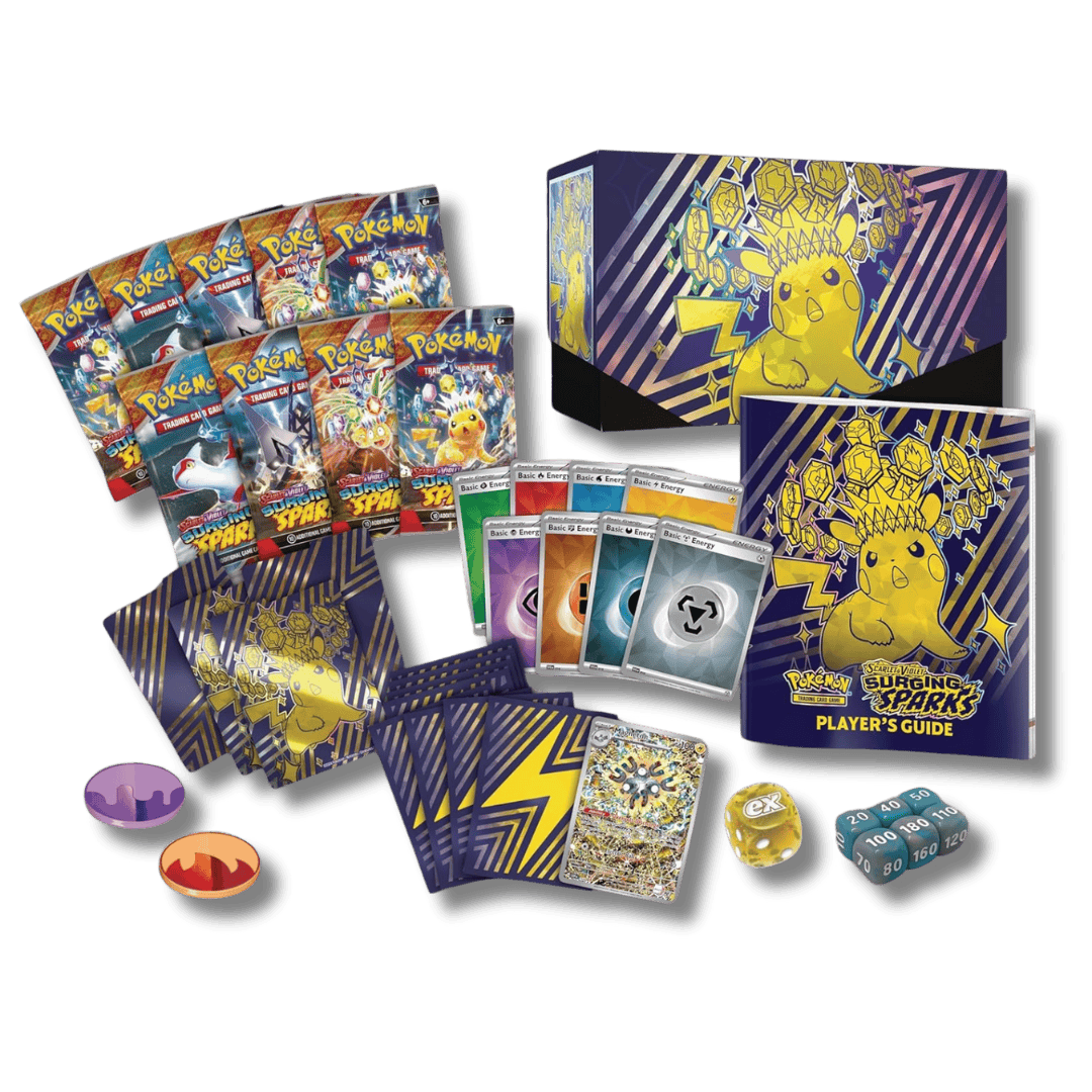 Pokemon TCG: Scarlet & Violet Surging Sparks Elite Trainer Box (ETB) - Unbox Unbored Ltd