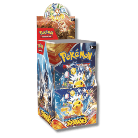 Pokemon TCG: Scarlet & Violet Surging Sparks - Half Booster Box (18 Packs) - Unbox Unbored Ltd